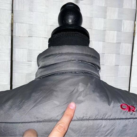 Outdoor Research Women’s Primaloft Breva Jacket Size Small Grey And Pink Outdoor - Picture 5 of 16